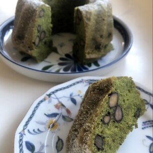 丹波黒豆抹茶パウンドケーキ